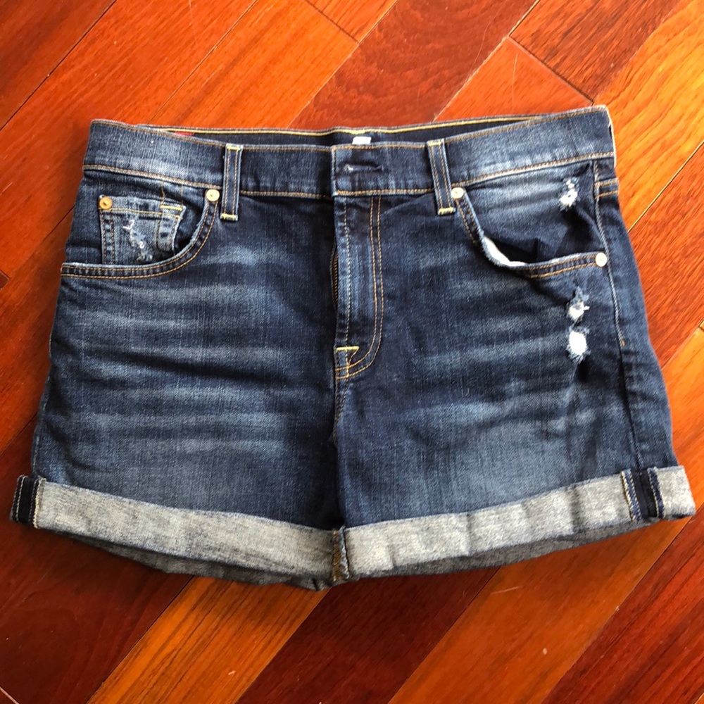 7 for all Mankind Jean Shorts